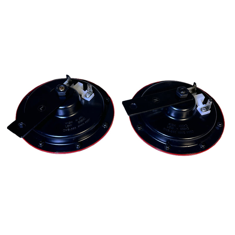 jingzuan JZHN123-06 Red Bowl-Shaped Horn Waterproof and Rust-Proof Automotive Horn