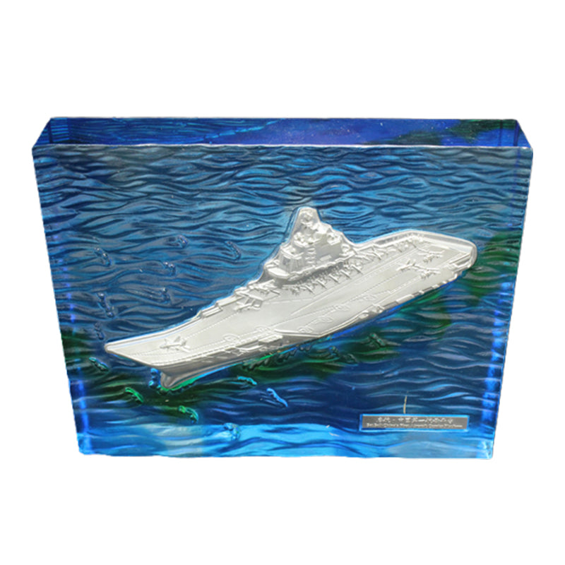 JINJIASH Commemorative Cards Crafts(Please consult customer service for pricing) decoration Tourist souvenir Crystal drops