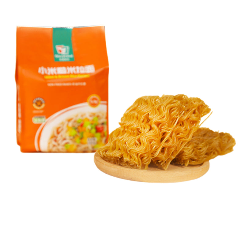 GloryLand Millet and brown rice noodles NON-FRIED RAMEN Noodle breakfast for kids