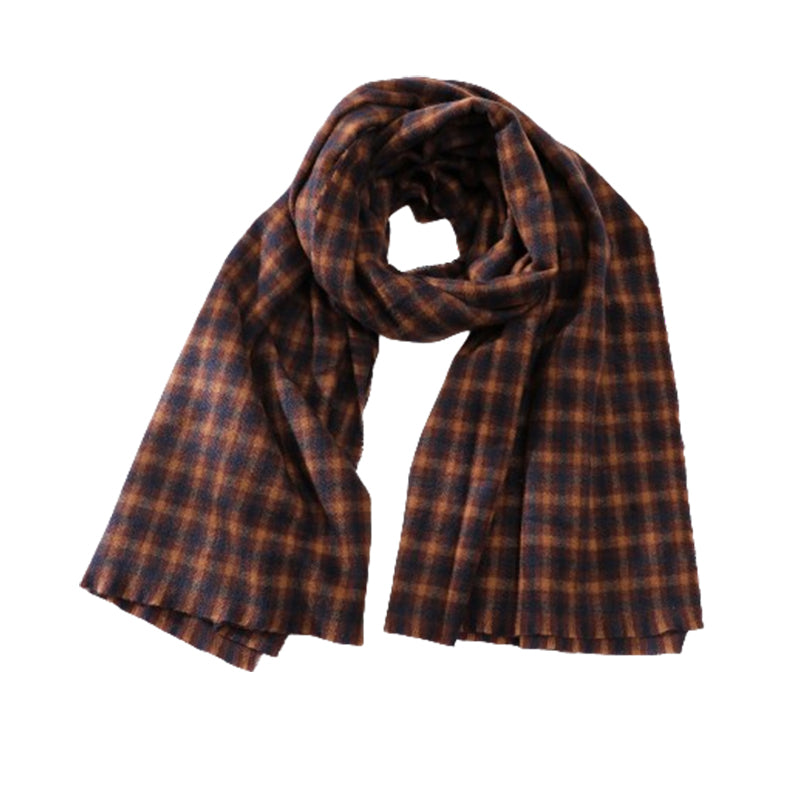 huadi Spun Cashmere Brushed Scarf(Please consult customer service for pricing) Autumn and winter soft waxy thick