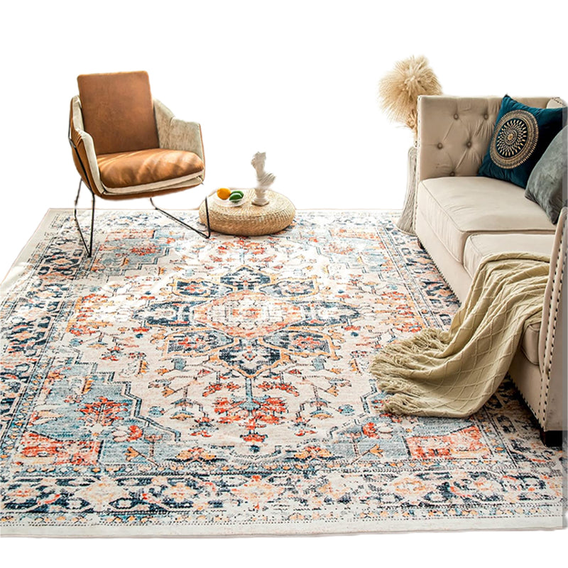 Qiaofeng TPR Washable Non-Slip Carpet 1 square meter Scandinavian carpet modern simplicity Retro Ethnic Style