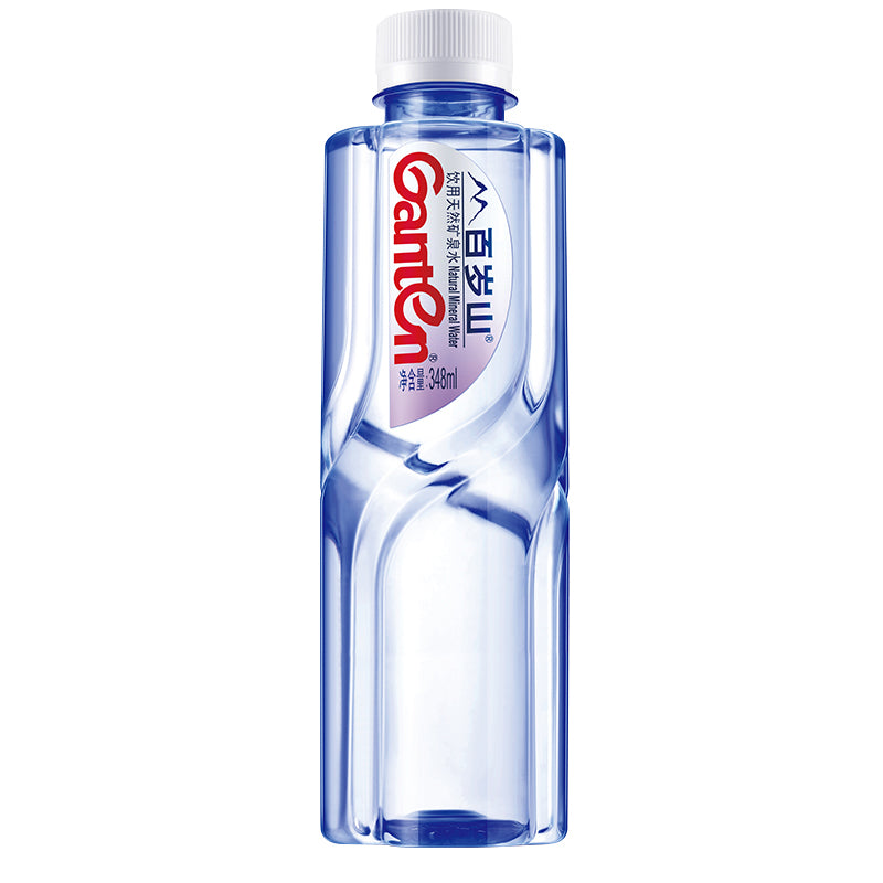yongxiao Baisuishan Natural Mineral Water 348ml*24 Drinking water containing metasilicic acid natural healthy small bottles of drinking water