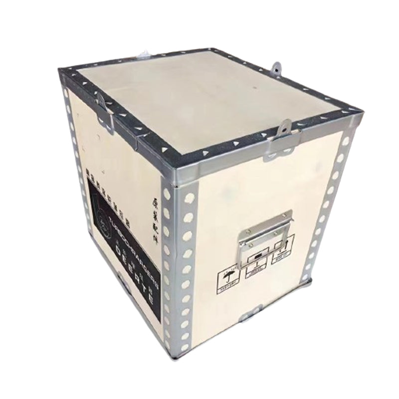 hongye Fumigation-free folding steel export crate with top and bottom iron tongue(Please consult customer service for pricing) Waterproof and moisture-proof wooden packing box