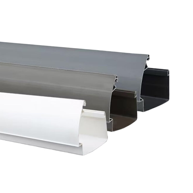 shunshui PVC eaves gutter, eaves trough. It is used for the drainage of the eaves of villas(Please consult customer service for pricing)