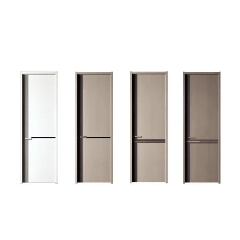 hongfeng Moulding series Wooden door Customized household carbon crystal wood doors, modern ecological wood doors, customized solid wood composite interior doors