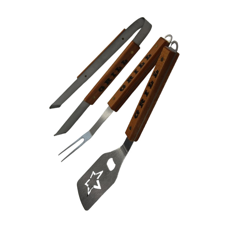 Ruierbo BBQ Tools 3 Piece Set Wooden Model(Please consult customer service for pricing) Home Barbecue Tools