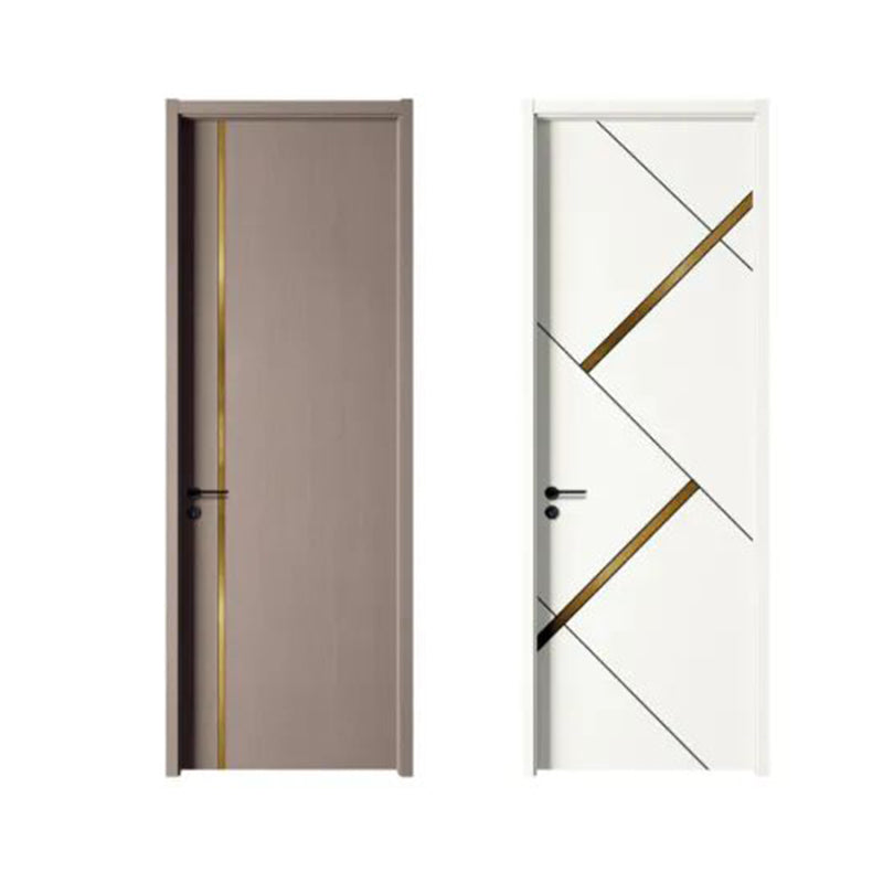 hongfeng Mosaic series Wooden door Customized household carbon crystal wood doors, unpainted solid wood doors, light luxury room interior doors