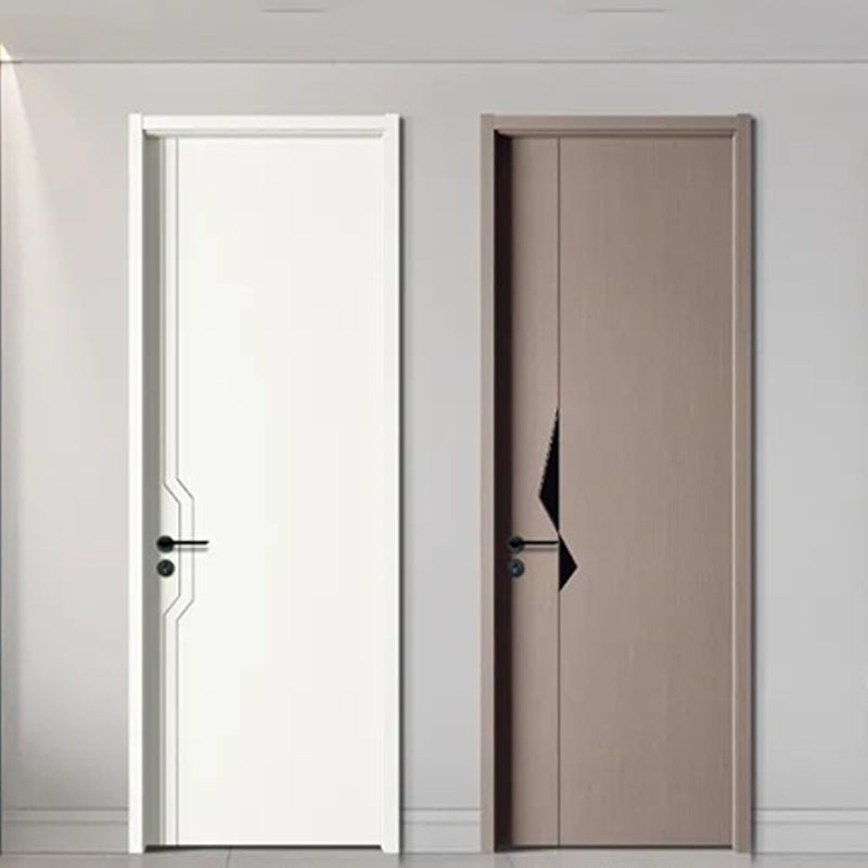 hongfeng Sculpture series Wooden door Steel and wood door set door, fashionable and luxurious carbon crystal wood door