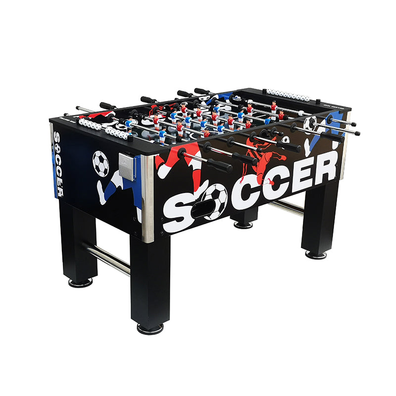 guanqiu Five-foot Soccer Table (F153B82-GQ3) Parent-child interactive toys wooden children's table football machine