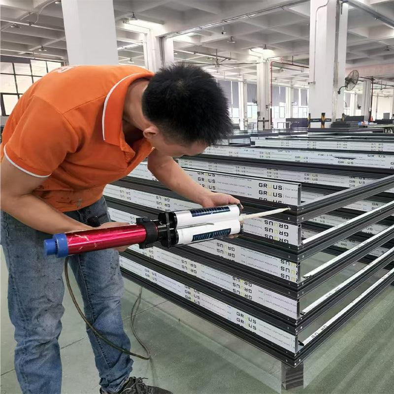 rongdu System windows(Please consult customer service for pricing) Broken bridge aluminum doors and Windows soundproof glass Windows