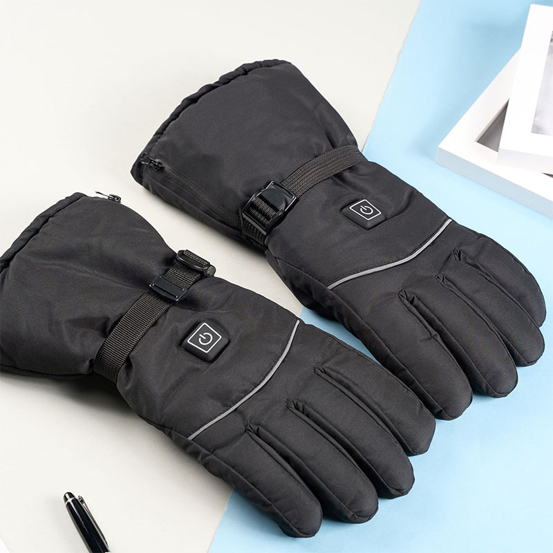 taiqi General purpose heating gloves with side zip Men's and women's universal heating gloves for warmth and cold resistance