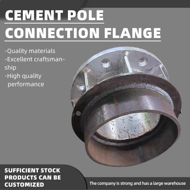 mingkai The connecting flange plate of the cement pole is wear-resistant, corrosion-resistant, stable and durable(Please consult customer service for pricing)