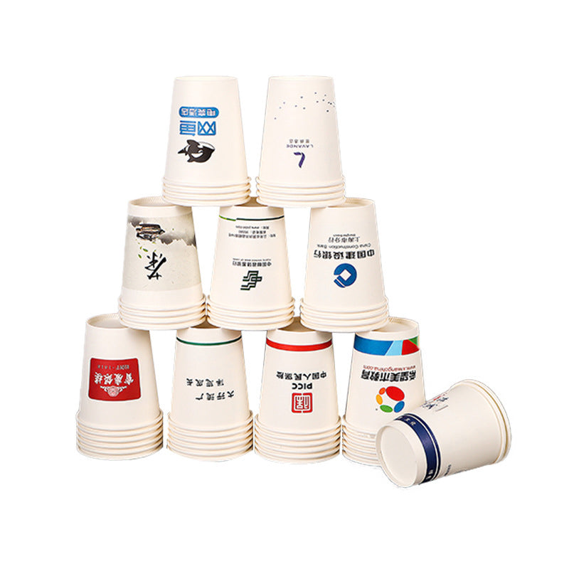 chengguan Thickened disposable paper cups, customized for business, and an excellent choice for household gatherings and festive occasions(Please consult customer service for pricing)Minimum order quantity: 10,0000 pieces