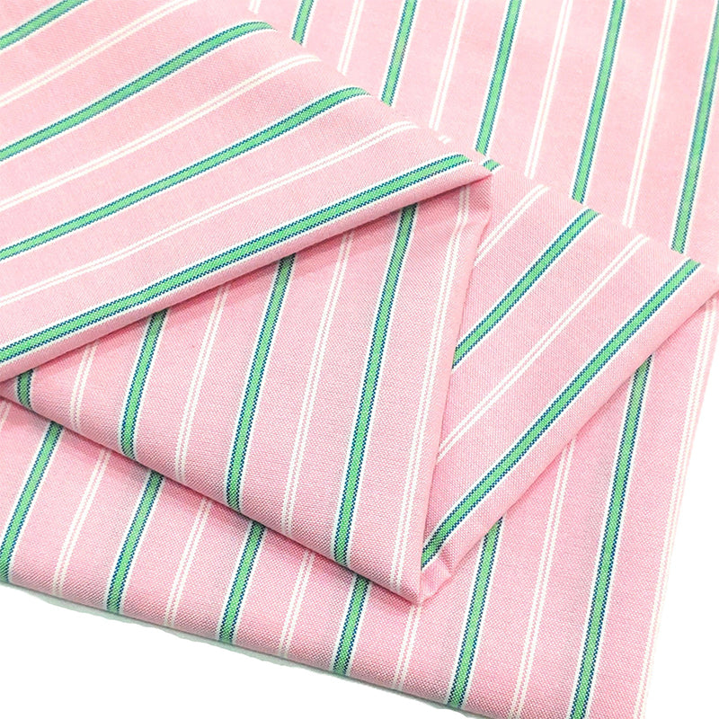 zhongchang Oxford Weave Color-Woven Striped Fabric Custom Material: Abrasion-Resistant and Wrinkle-Resistant 40//*32/2 112*50 57/58"(Please consult customer service for pricing)