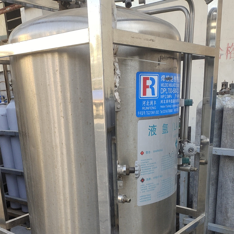 rongli High purity argon National standard seamless cylinder portable argon cylinder thickened steel argon cylinder