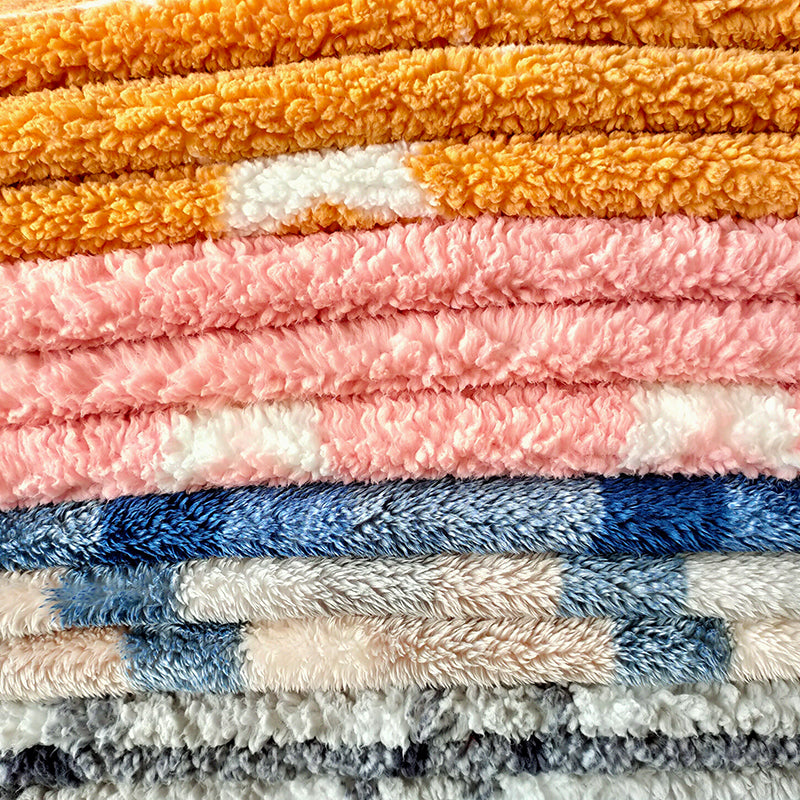 kaifuer Double-sided lamb velvet Cloth Warm fabric, double-sided lamb cashmere fabric