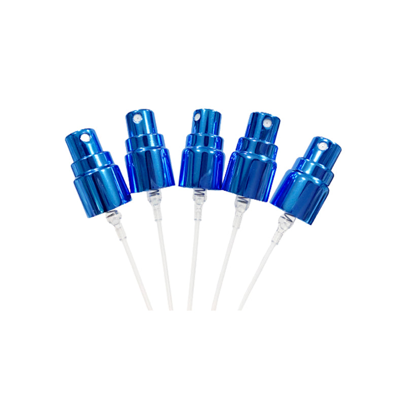 xinye Perfume sprayer 15/415LK Aluminum shell nozzle high-grade bright silver spray pump head