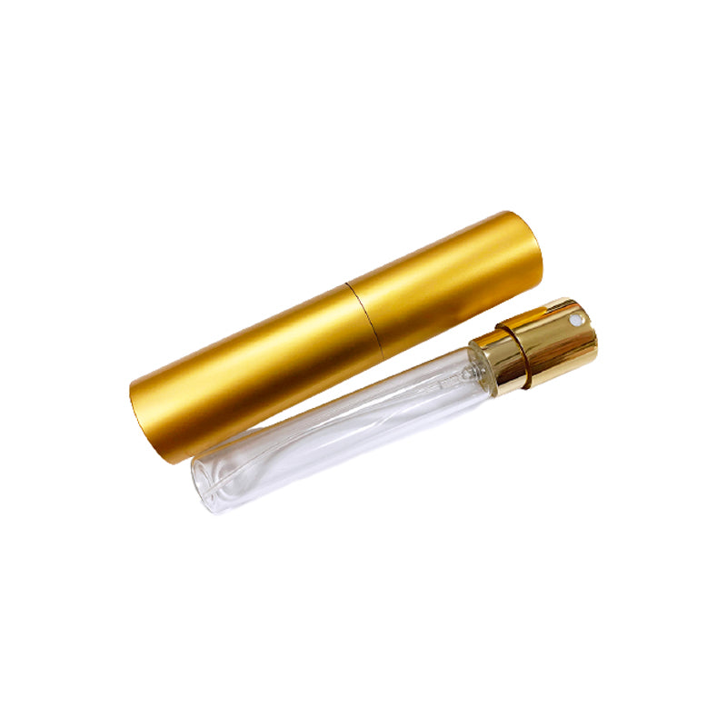 xinye Rotary perfume spray bottle Aluminum shell nozzle high-grade bright silver spray pump head
