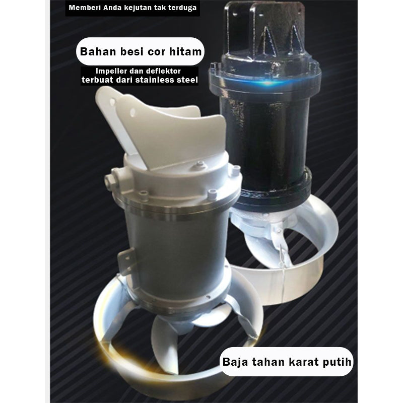 yiju Submersible mixer, underwater pusher, anaerobic pool, sewage propulsion pump, cast iron stainless steel 304