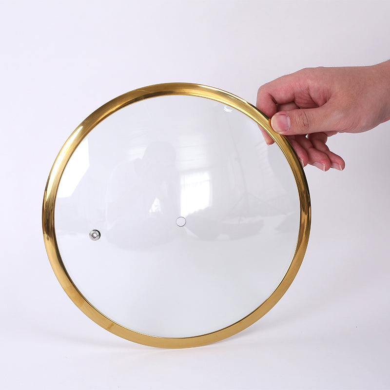 hongfa PVD gold wrapped T-shape tempered glass cover(Please consult customer service for pricing)