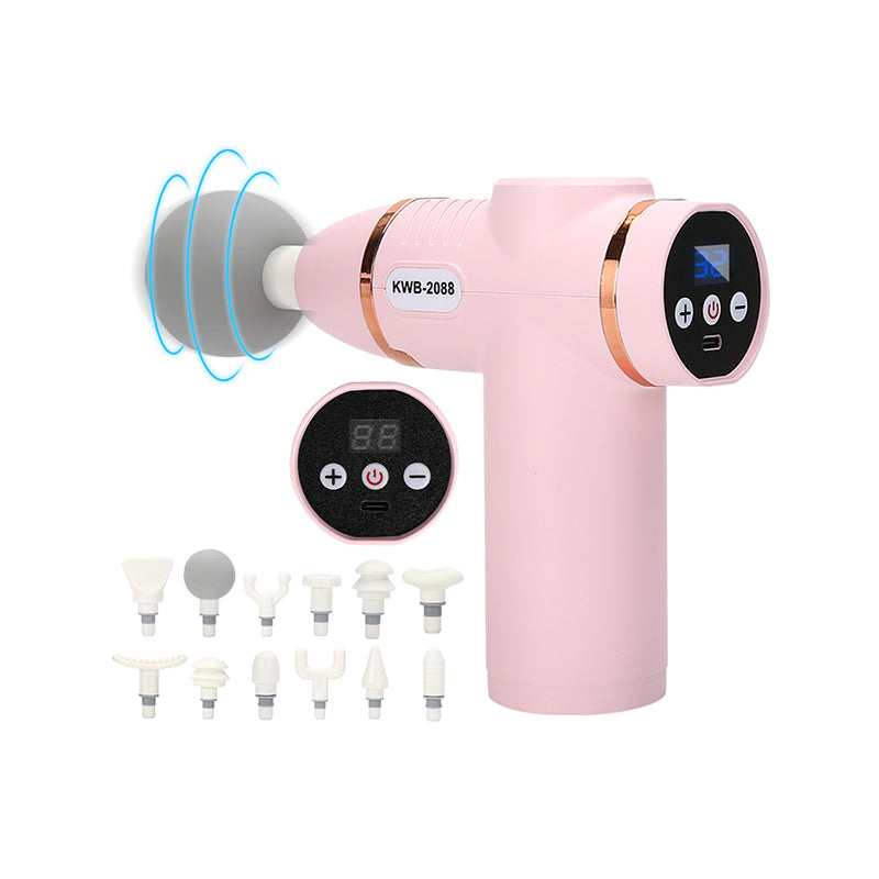 wankang 12-Replacement-Head Mini Fascia Gun Deep Muscle Massage, Relaxation & Fitness