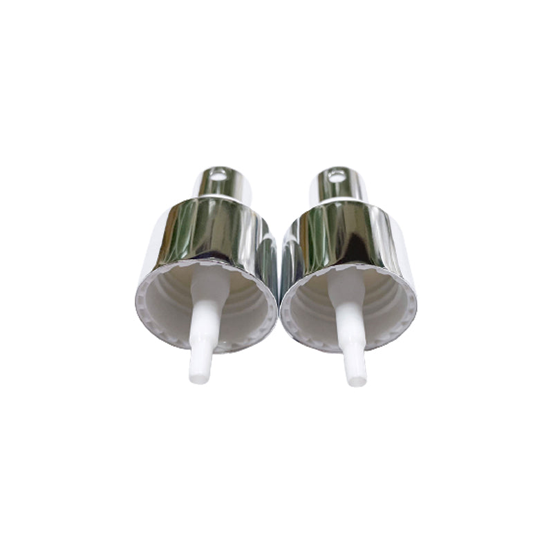 xinye Perfume sprayer Aluminum shell nozzle high-grade bright silver spray pump head