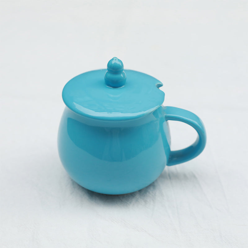 dehua Vitality Fat Cup  Ceramic Mug Creative Ceramic Cup Cute Breakfast Cup