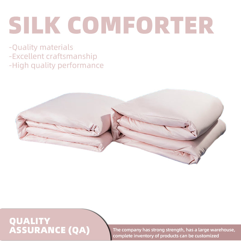 fenghao Silk Quilt, Summer Cool Quilt, Washable Mulberry Silk Air-Conditioning Quilt