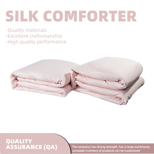 fenghao Silk Quilt, Summer Cool Quilt, Washable Mulberry Silk Air-Conditioning Quilt