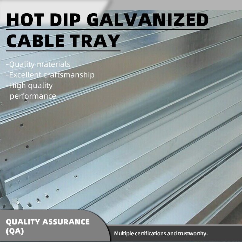 yunlong Hot-Dip Galvanized Cable Tray for Power Engineering – Strong and Weak Current Wiring Duct(Please consult customer service for pricing)