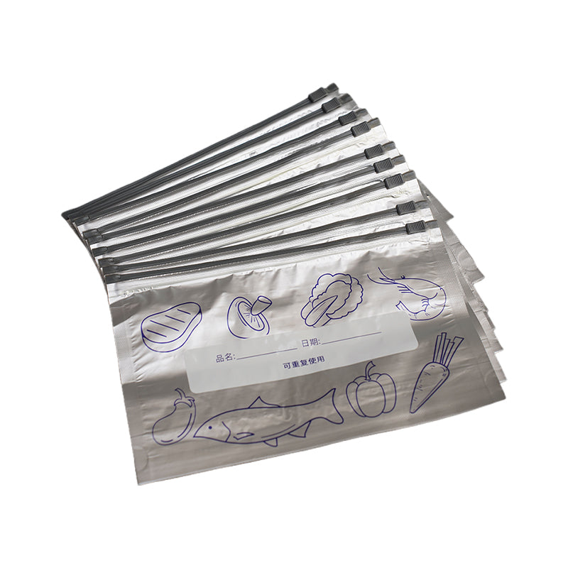 zhixing Universal Aluminum Foil Food Storage Bags Freshness-Locking Sealing Bags Food-Grade Small, Medium, Large 5,000 Sets