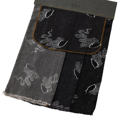 huiming Denim Fabric Thickened and Wear-Resistant Denim Fabric: Coarse Twill Pure Cotton for Clothing and Sofa Decoration(Please consult customer service for pricing)