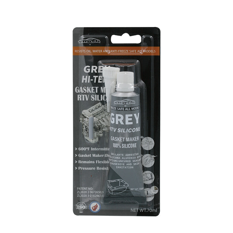 jieda Gasket-free RTV silicone sealant saitianyi gasket-free sealant waterproof high temperature automobile engine cylinder dedicated Repair metal motorcycle electric car electric machinery oil-resistant silicone anti-oil adhesive
