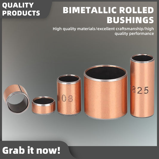 anbixing Bimetallic rolled bushing, a bushing with strong adaptability and high load-bearing capacity for mechanical transmission equipment(Please consult customer service for pricing)