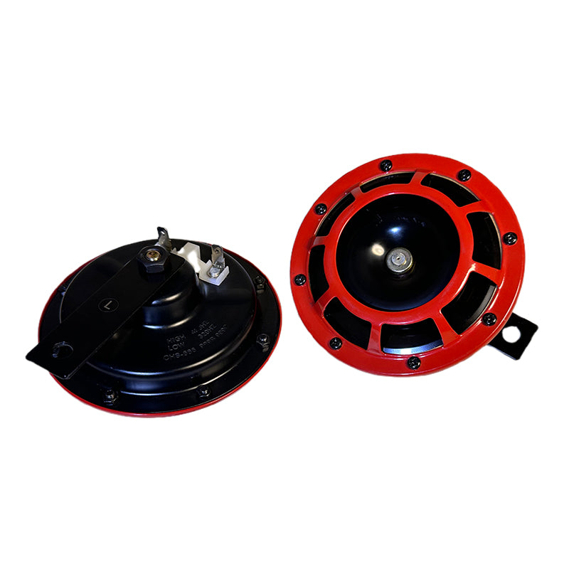 jingzuan JZHN123-06 Red Bowl-Shaped Horn Waterproof and Rust-Proof Automotive Horn