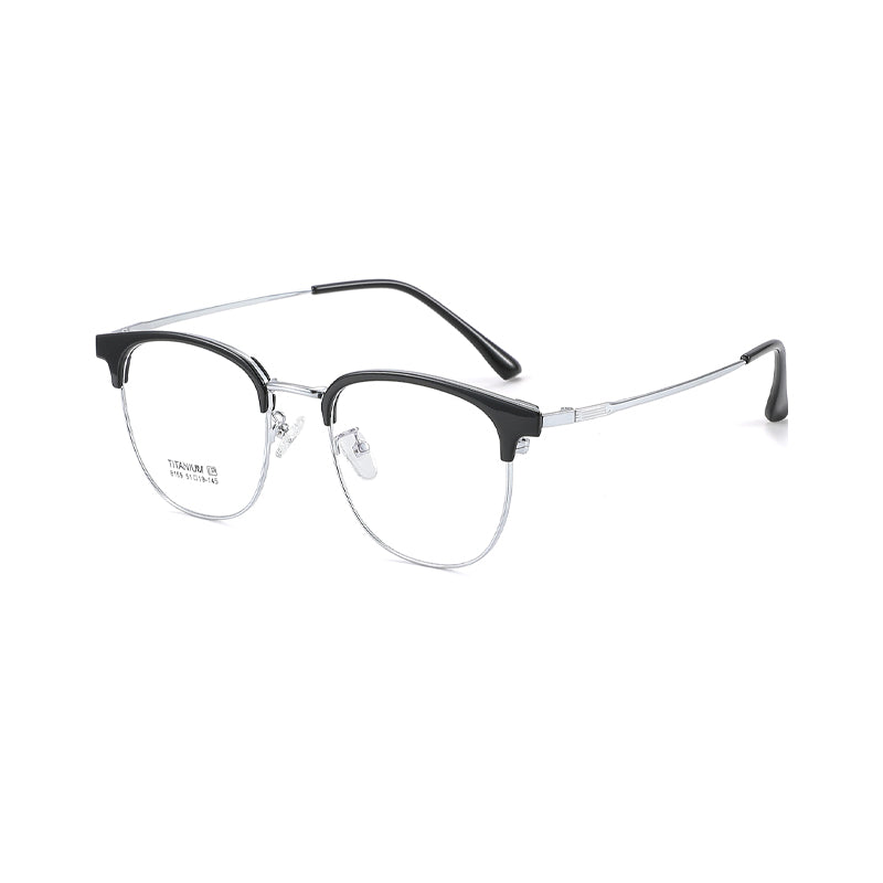 zhengbo Eyeglasses TR Metal Eyebrow 8159 Radiation protection Men and women myopia anti-fatigue