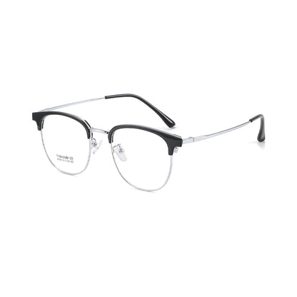 zhengbo Eyeglasses TR Metal Eyebrow 8159 Radiation protection Men and women myopia anti-fatigue