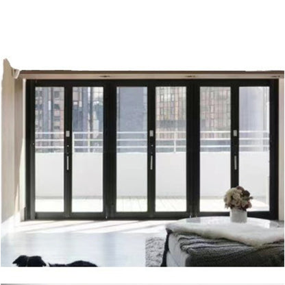 bojiu Folding Door(Please consult customer service for pricing) Sound insulation sealing balcony heavy sliding door