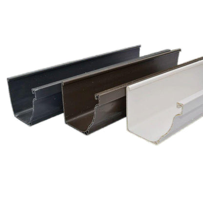 shunshui PVC eaves gutter, eaves trough. It is used for the drainage of the eaves of villas(Please consult customer service for pricing)