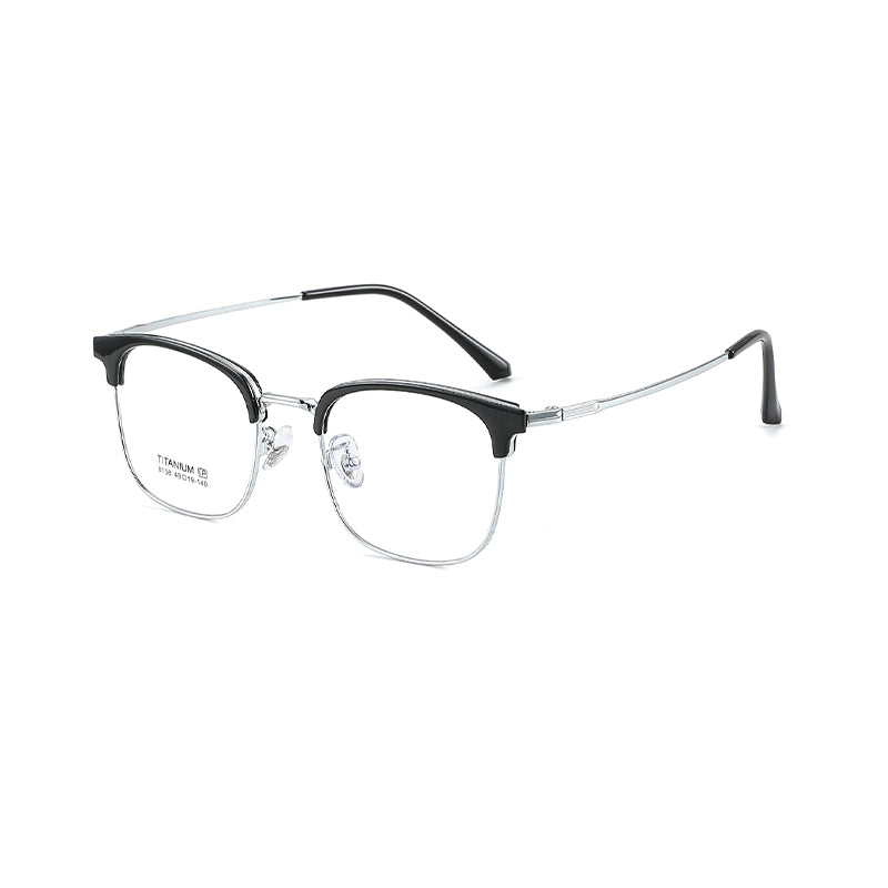 zhengbo Eyeglasses TR Metal Eyebrow 8158 Radiation protection Men and women myopia anti-fatigue