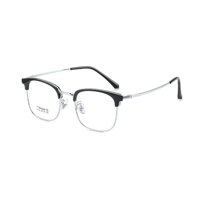 zhengbo Eyeglasses TR Metal Eyebrow 8158 Radiation protection Men and women myopia anti-fatigue