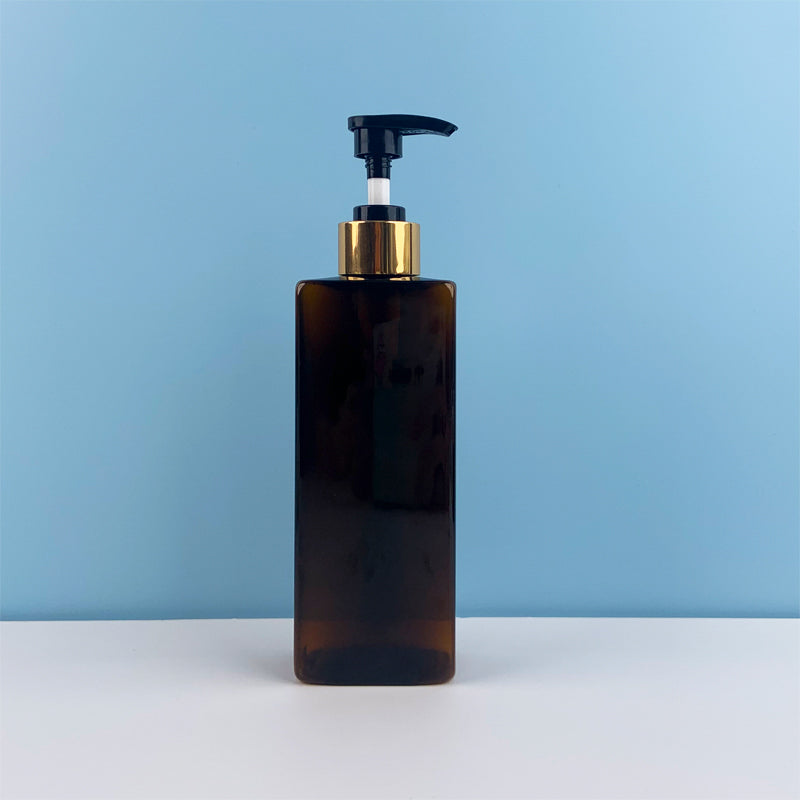 zhengxing PET bottle (square bottle) 300ml/166.6/59.8/40.4 Household toiletries Bottled separately Press type shampoo bottle Large capacity household lotion bottle