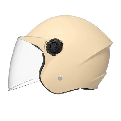 xingguang 3C certification female electric car helmet winter warm helmet double four-season universal battery motorcycle half helmet