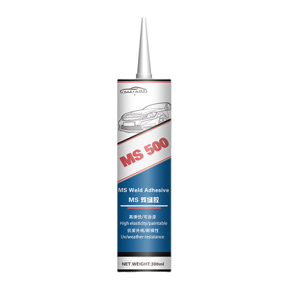 jieda Body weld adhesive MS302 300ml/pc*24pcs/ctn. Welding adhesive for metal universal adhesive Quick-drying adhesives