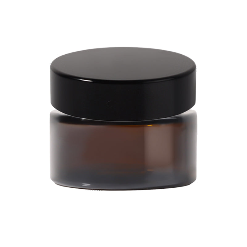 Jinpingguo 30ml Tea Cream Black Lid Refill Box Travel with Lid Transparent Portable 40 pieces per case