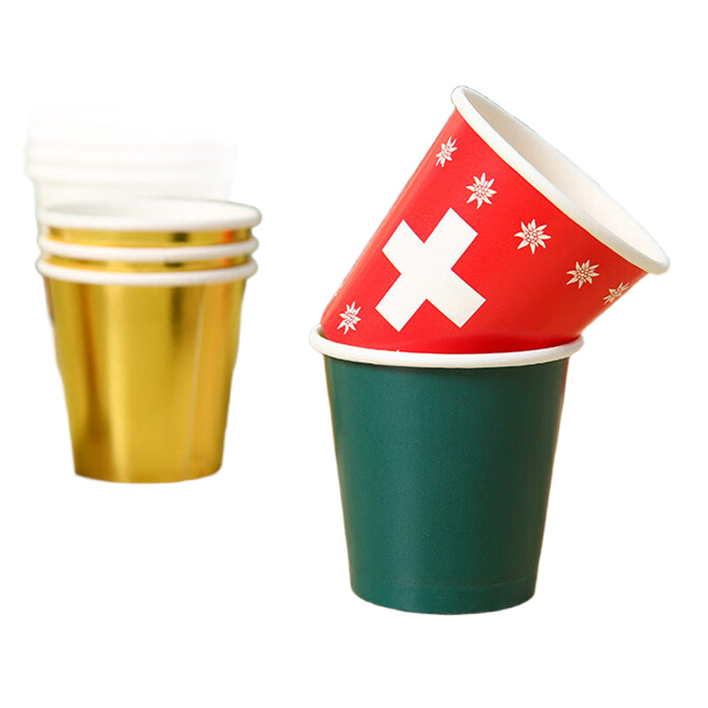 chengguan Thickened disposable paper cups, customized for business, and an excellent choice for household gatherings and festive occasions(Please consult customer service for pricing)Minimum order quantity: 10,0000 pieces