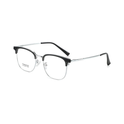 zhengbo Eyeglasses TR Metal Eyebrow 8156 High appearance level The number of degrees can be assigned High definition