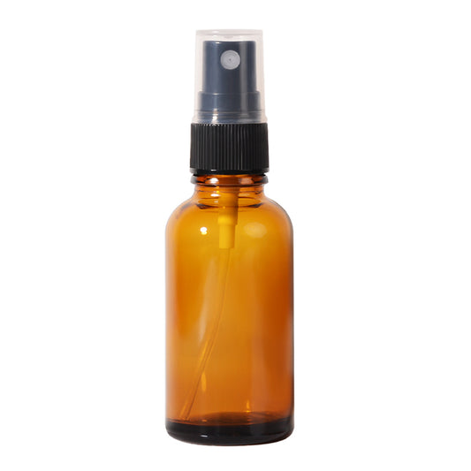 Jinpingguo 1oz Tea Essence Black Spray Glass Spray Bottle Toner Lotion Travel Bottles Jinpingguo 1oz Clear Essence Black Black Dropper DIY Essential Oils, Cologne Travel Bottles 50 pieces per case