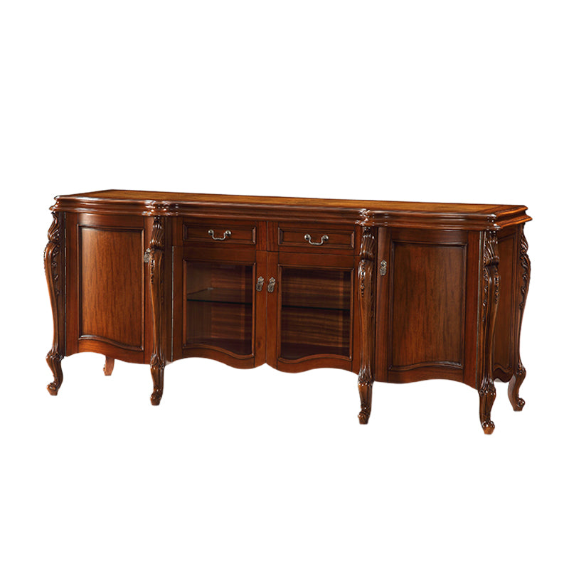 yazhen Meal preparation tables- Meal preparation mirrors- Long dining tables- Meal preparation chairs- Meal preparation armchairs  American side cabinet Solid wood storage cabinet