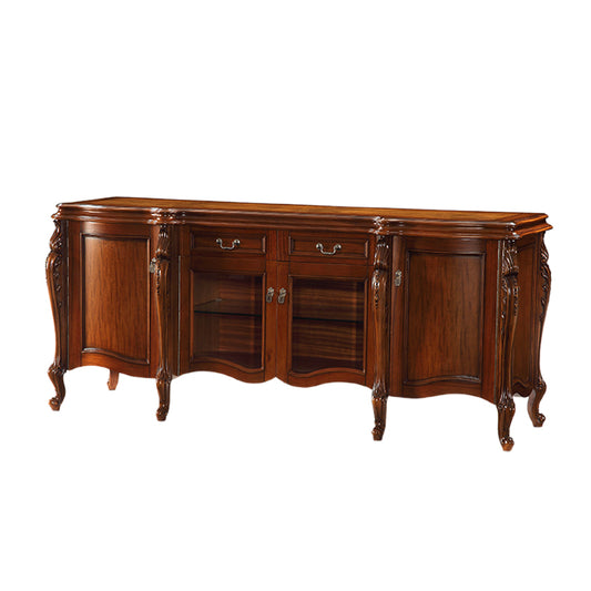 yazhen Meal preparation tables- Meal preparation mirrors- Long dining tables- Meal preparation chairs- Meal preparation armchairs  American side cabinet Solid wood storage cabinet